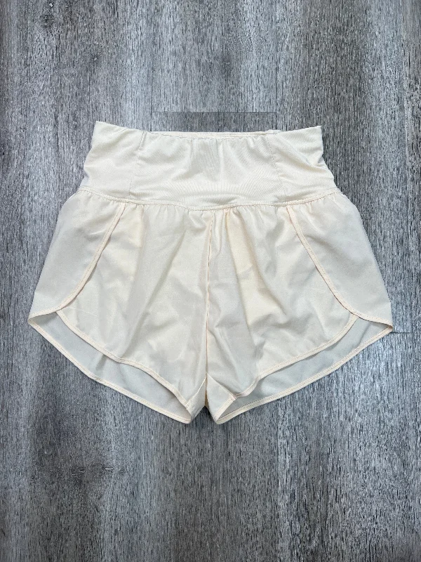 Athletic Shorts By Love Tree In Cream, Size: S