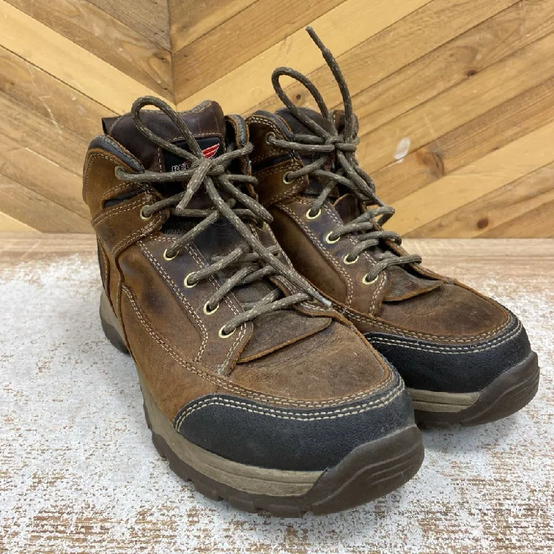 Redwing Shoes - Mens Boots with safety toe - MSRP compared $239: Brown-men-8.5