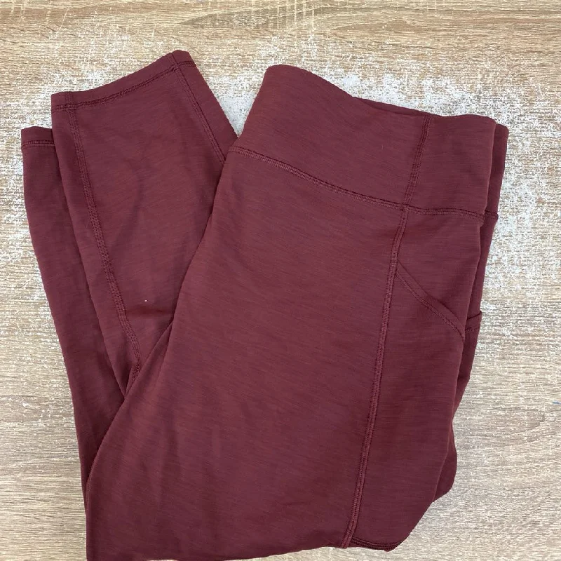 Lululemon- leggings- MSRP $118: Burgundy -women-18