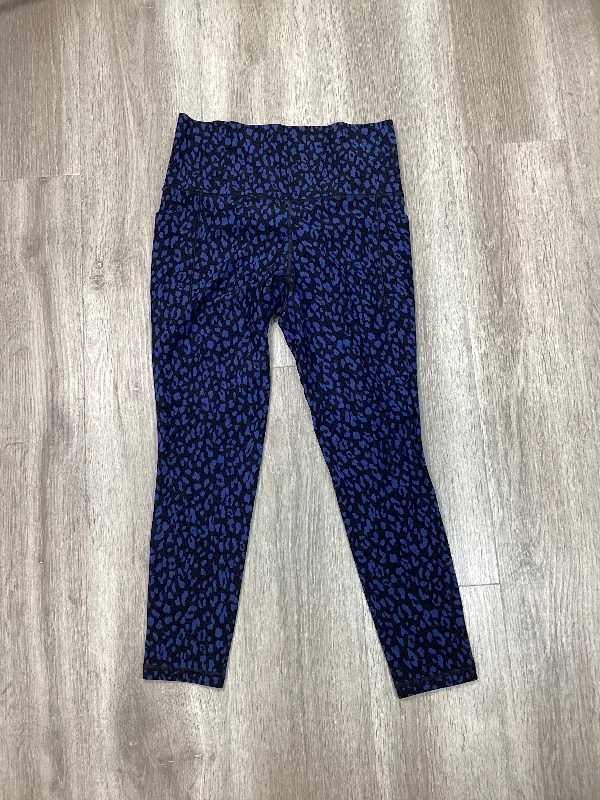 Athletic Leggings By Athleta In Blue, Size: S