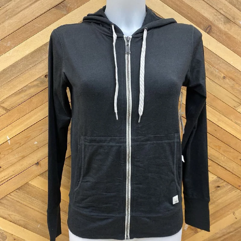 Vuori - Women's Halo Full-Zip Performance Hoodie - MSRP $110: Black-women-XS