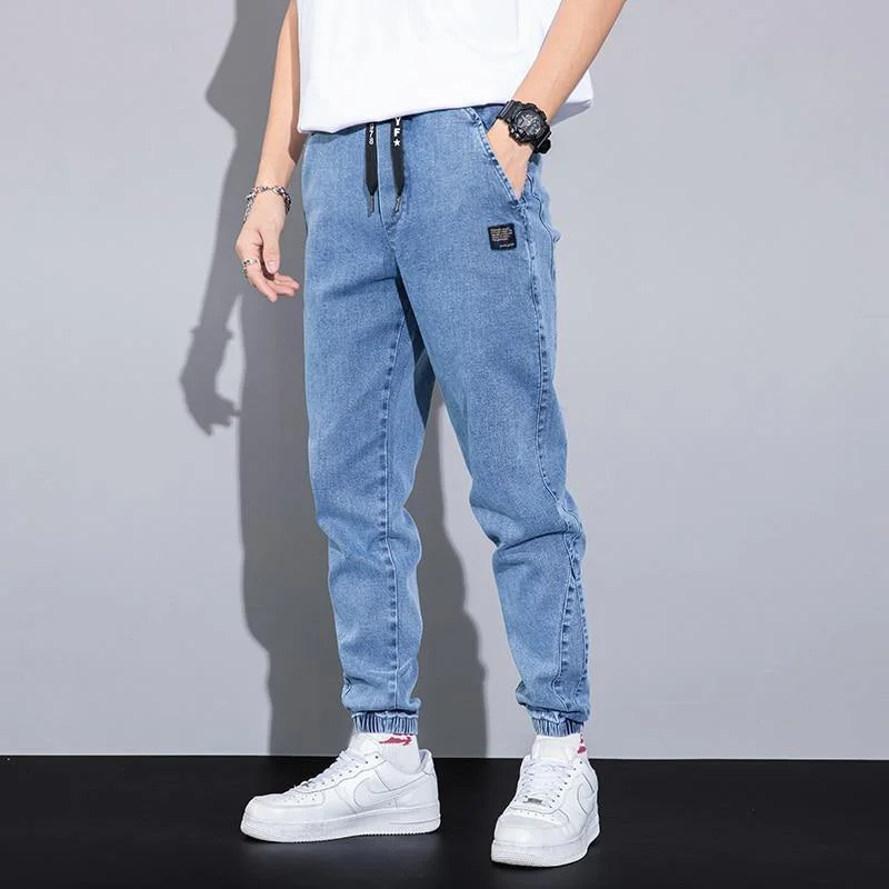 Men's Casual Embroidery Harlan Jeans