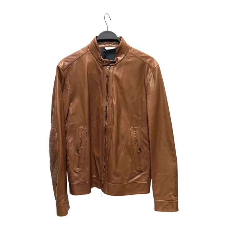 Ermenegildo Zegna/Leather Jkt/48/Leather/BRW/ZIP UP