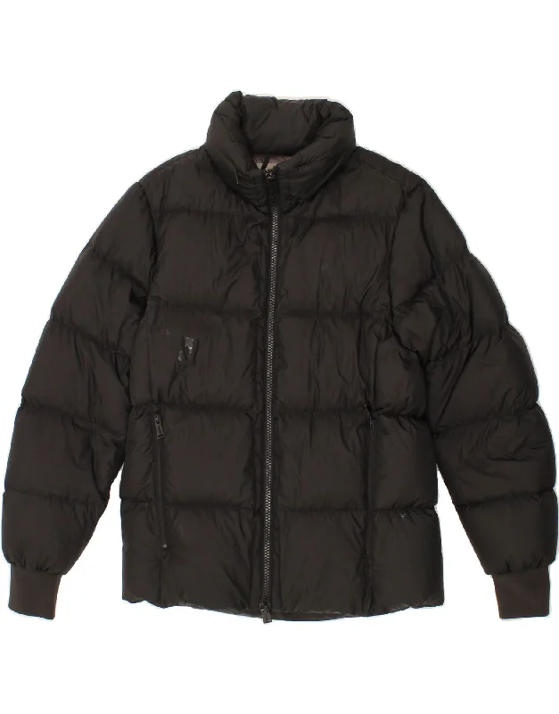 ADD Mens Padded Jacket UK 40 Large Black Nylon