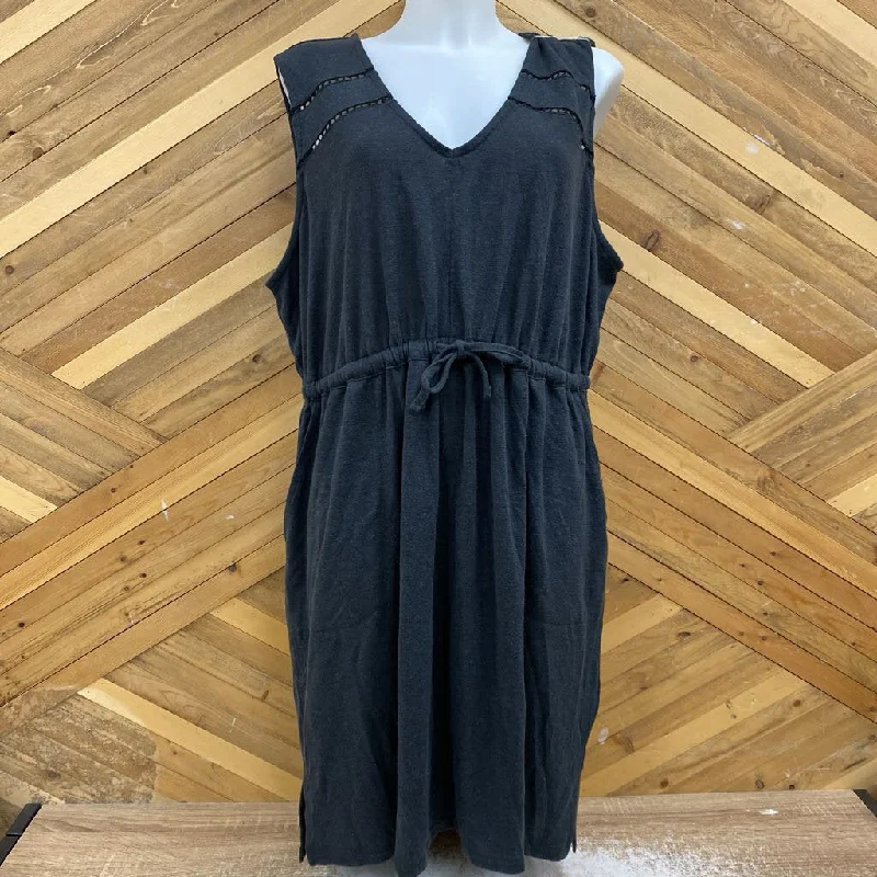 Prana - Women's Dress - MSRP $130: Dark Grey-women-XL