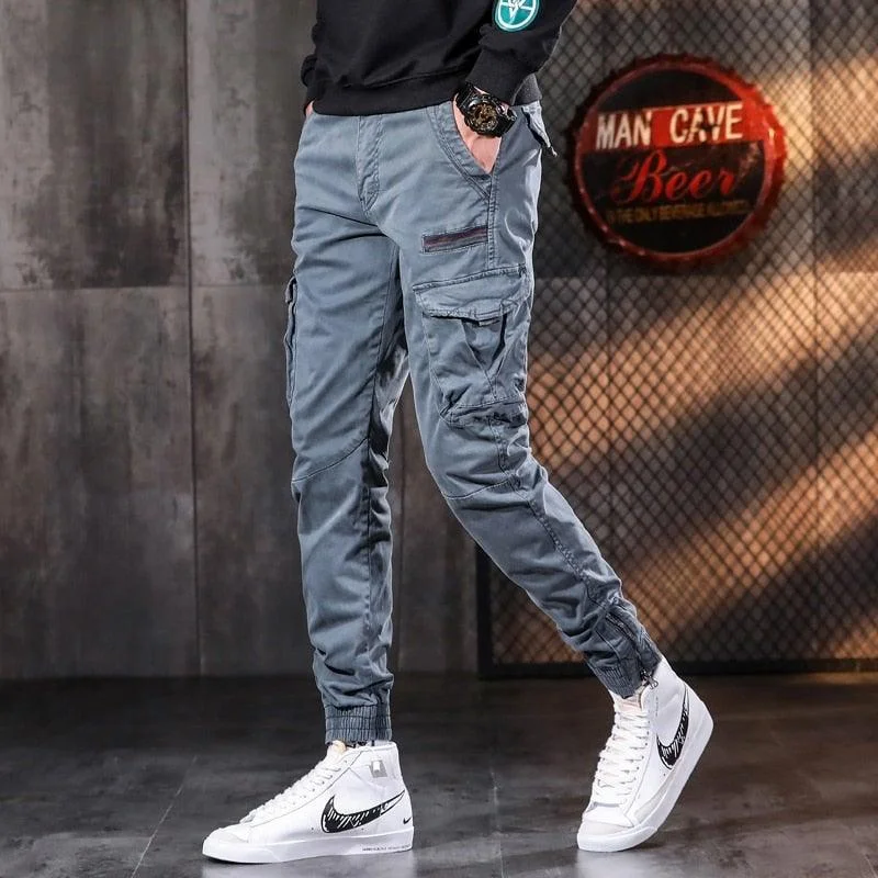 Men's Tactical Slim Fit Cargo Joggers