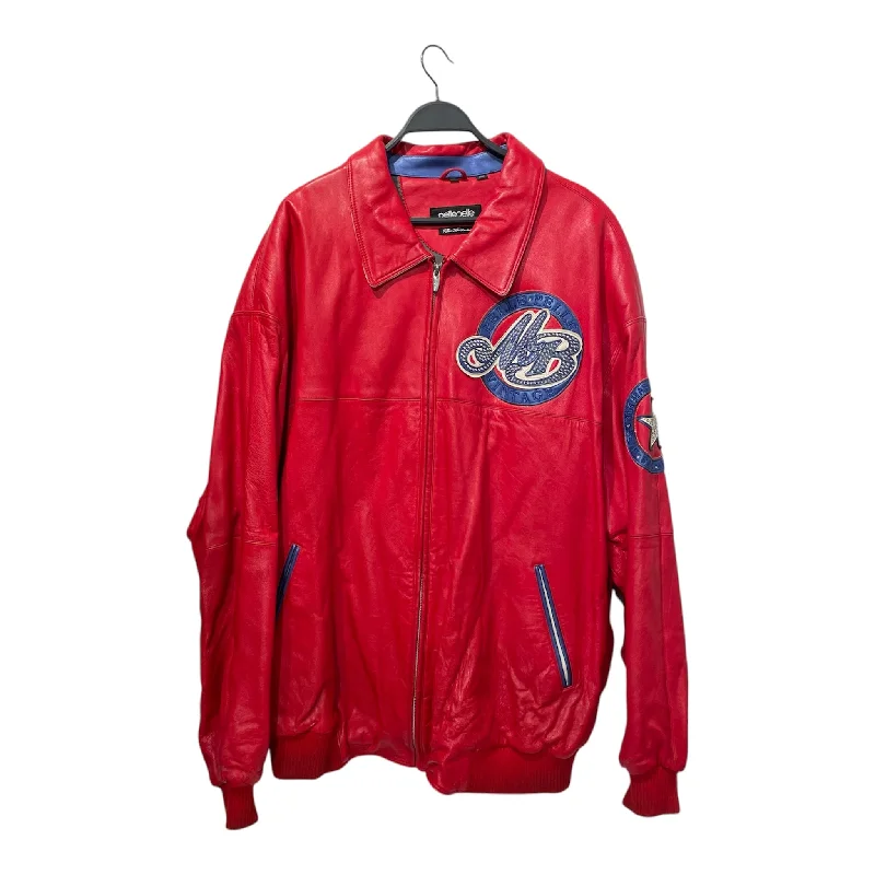 Pelle Pelle/Leather Jkt/XXXL/Leather/RED/Graphic/MB VINTAGE