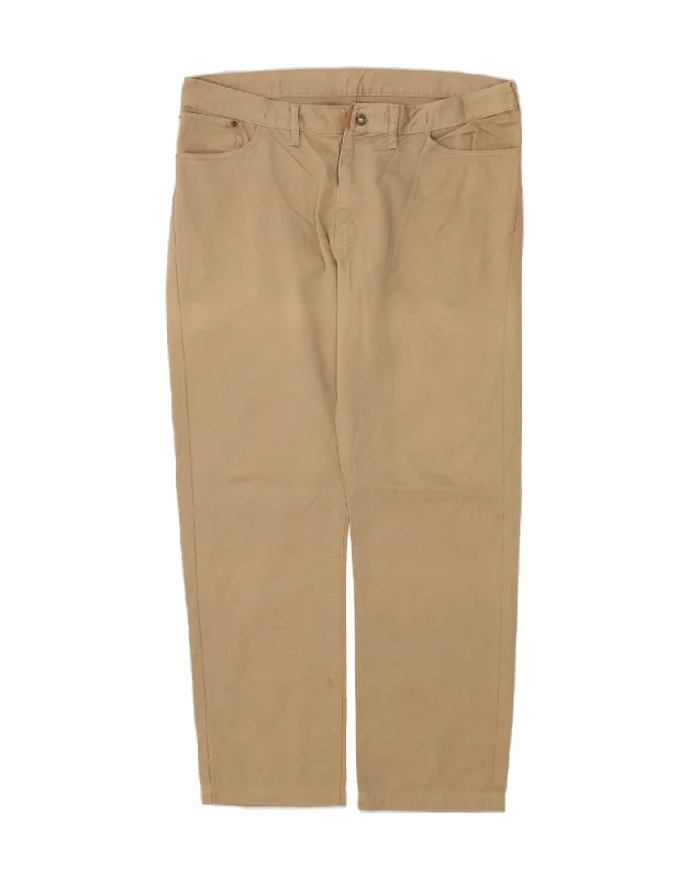 LEVI'S Mens 751 Straight Casual Trousers W40 L30 Beige Cotton