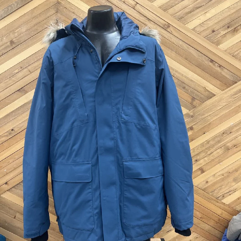 Woods- winter down parka- MSRP $450: Blue -women-XL