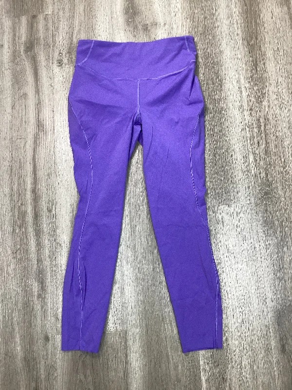 Athletic Leggings By Lululemon In Purple, Size: M