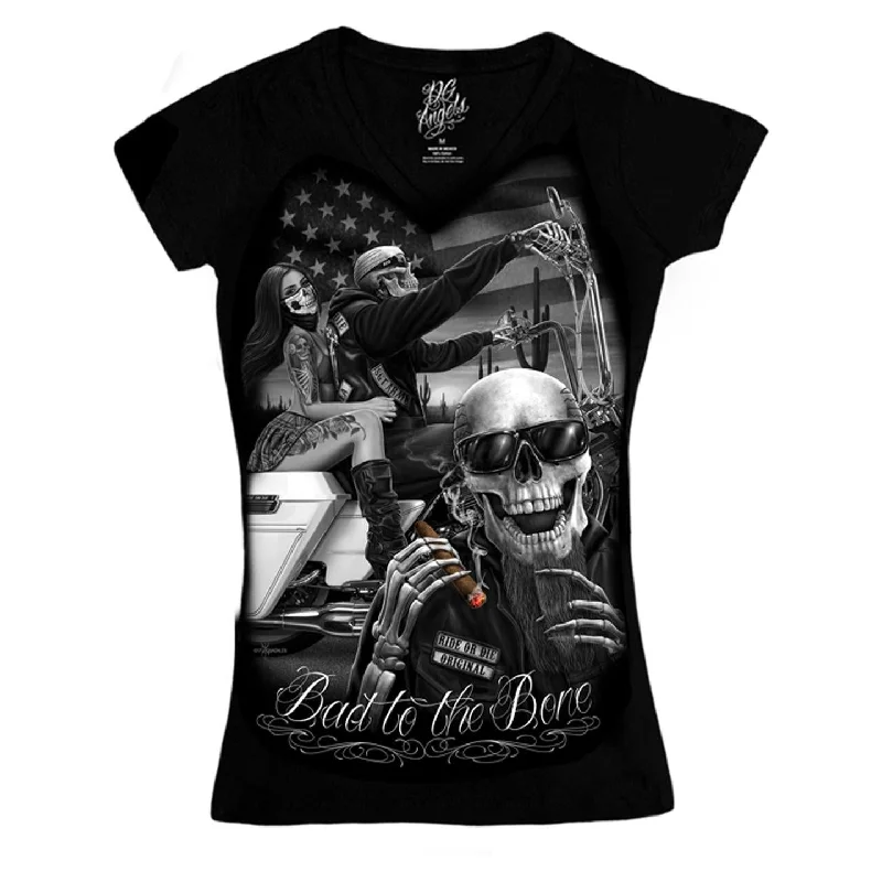 Ladies T-Shirt Bad To The Bone