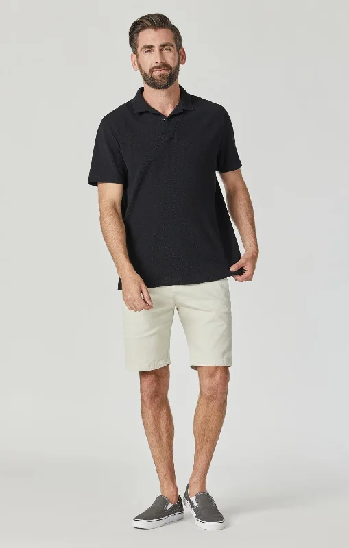 SIMON SHORTS IN SILVER BIRCH TWILL