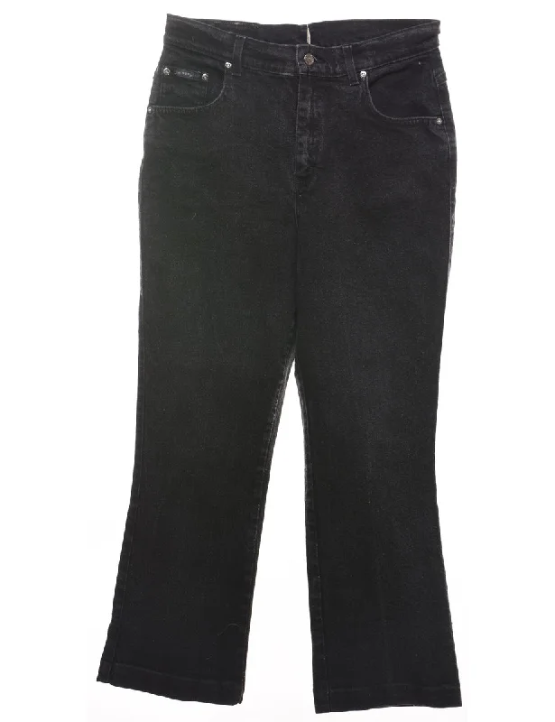 Black Bootcut Lee Jeans - W30 L27