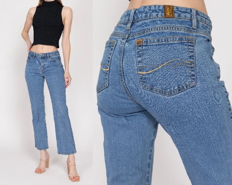 Petite Small Y2K Mid Rise Ankle Jeans