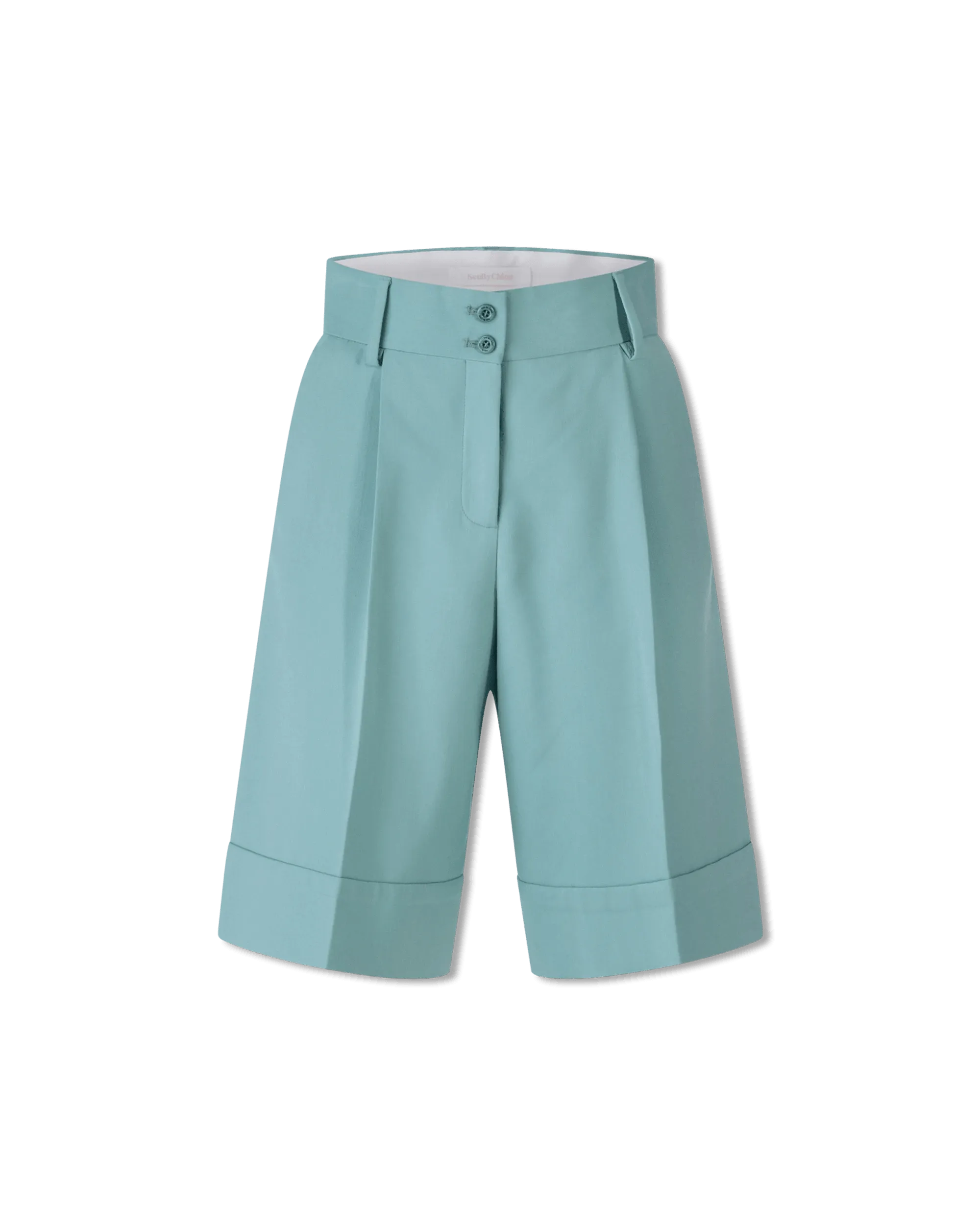 Tailored Cotton Bermuda Shorts