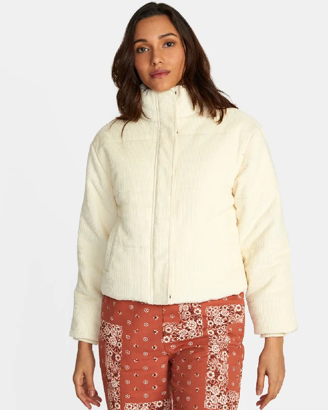 Eezeh Corduroy Puffer Jacket - Afterglow