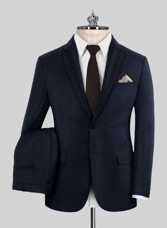 Bristol Bob Weave Blue Suit