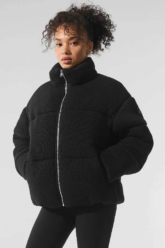 Stage Sweater Puffer - Black