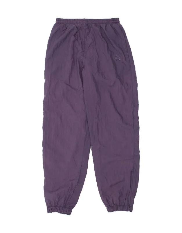 ACTIVE Womens Tracksuit Trousers Joggers UK 12 Medium Purple Polyamide