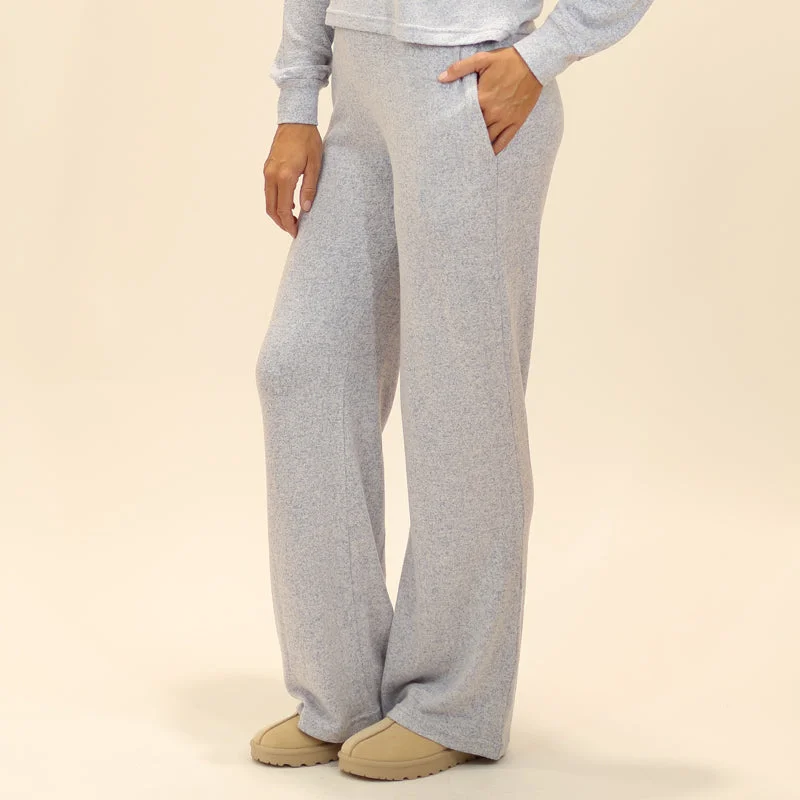 Wide Leg Hacci Lounge Pants