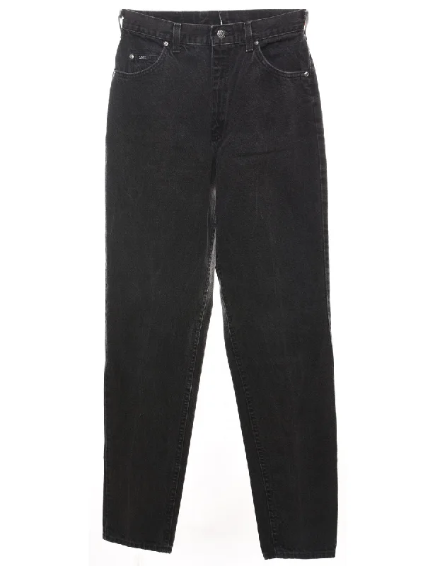 Tapered Black Lee Jeans - W28 L33