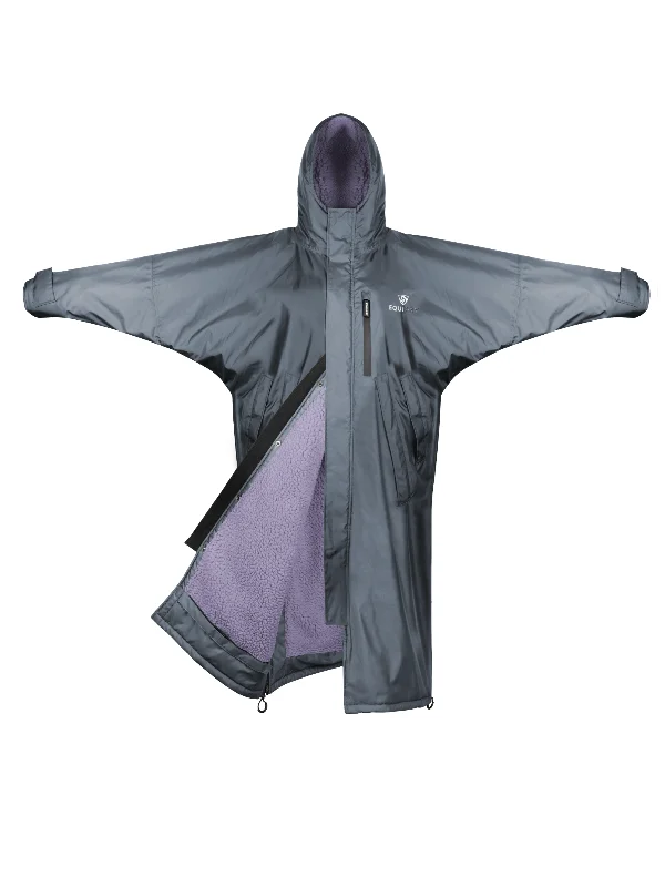 Evolution Women's | Thick Fleece | Fixed Hood | Charcoal/Lilac