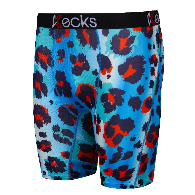 Teal Pantha Mens Boxer Shorts