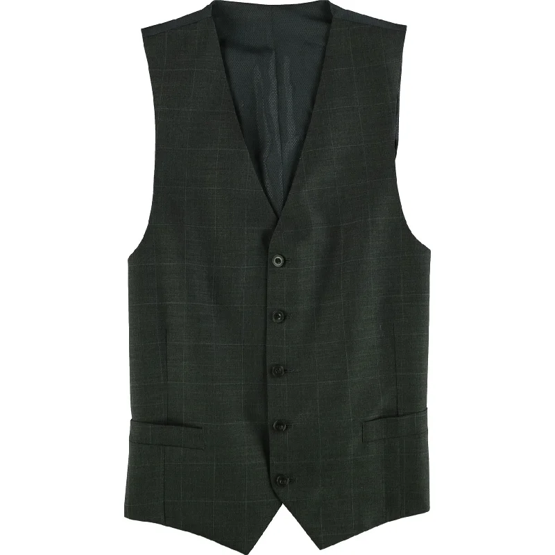 Michael Kors Mens Classic Fit Five Button Vest