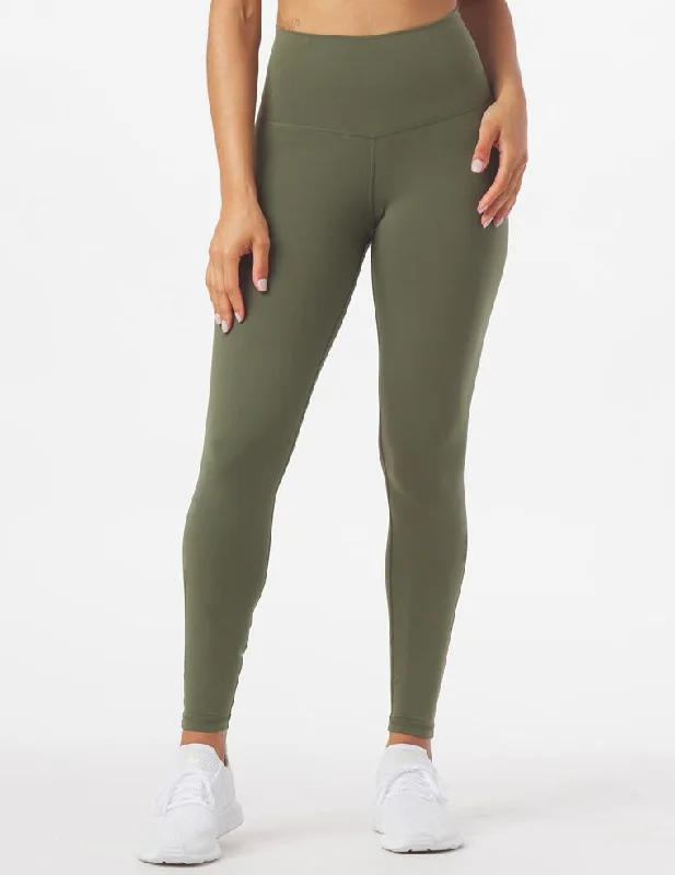 High Waist Pure Legging: Moss