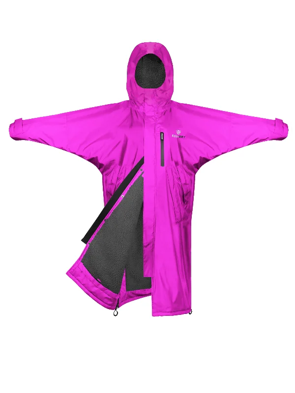 Evolution Women's | Thick Fleece | Fixed Hood | Fuchsia Pink