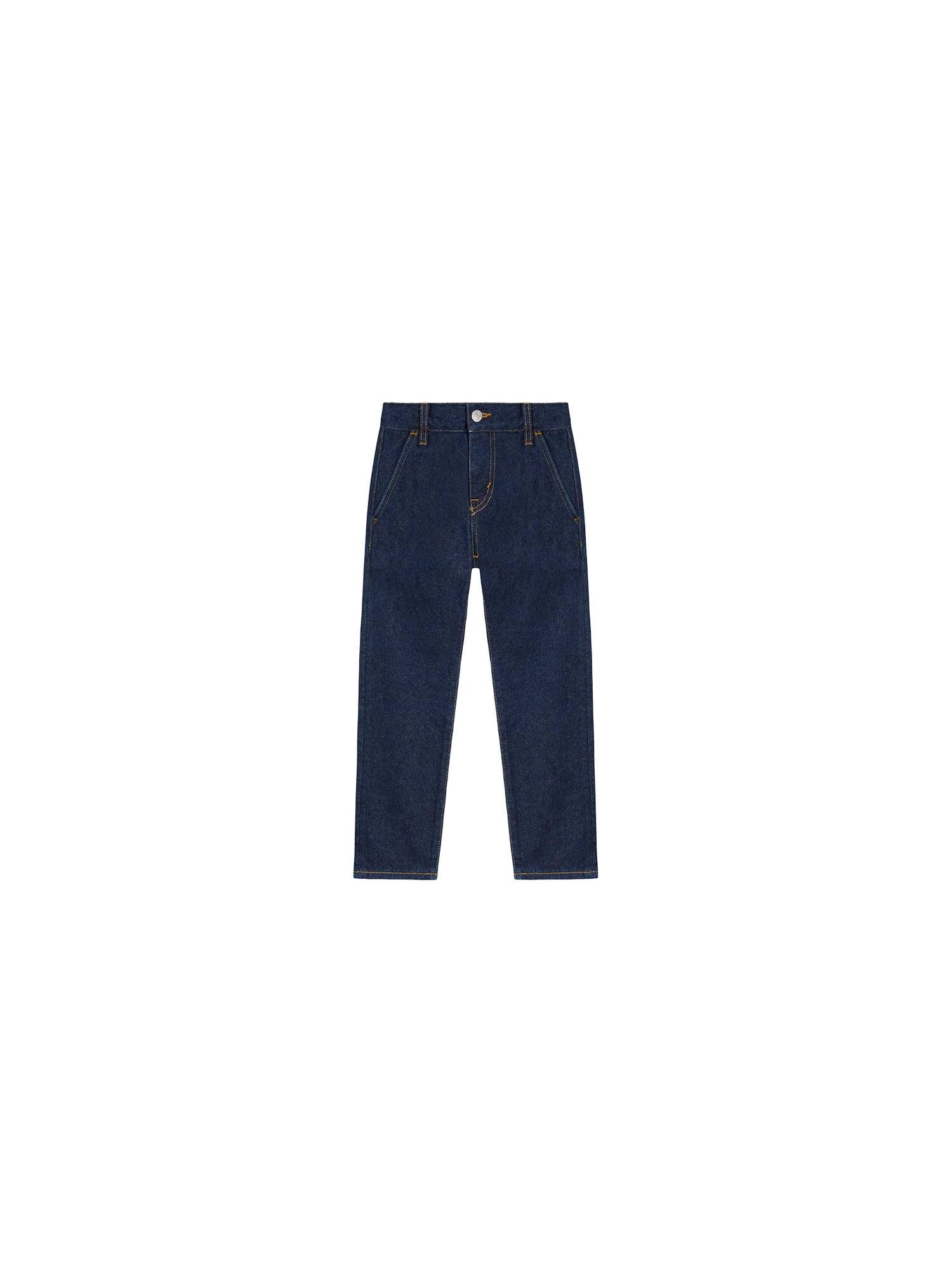 Kid's Hemp Denim Elastic Waist Jeans—rinse wash