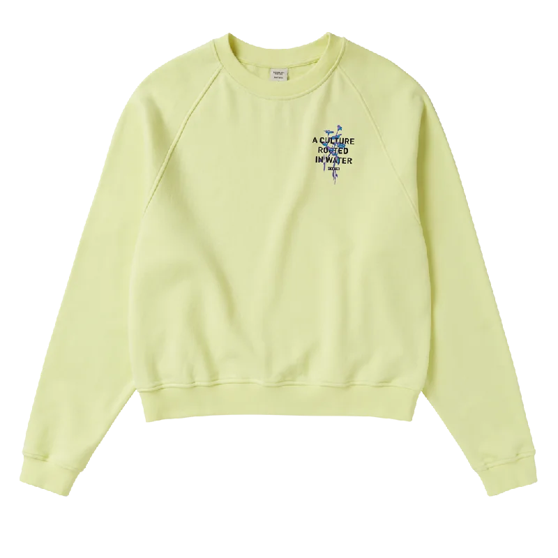 Mystic Culture Crew Sweatshirt-Summer Green