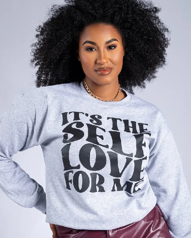 It's The Self Love For Me Long Sleeve Sweatshirt