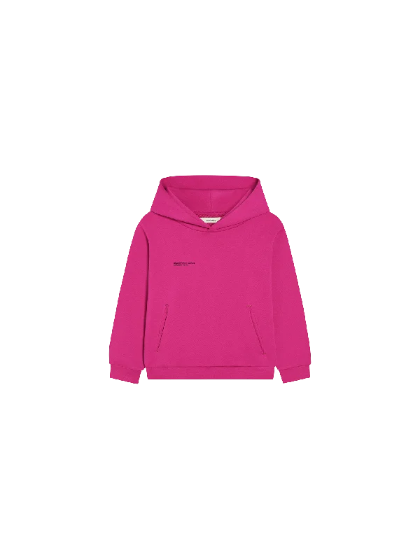 Kids' 365 Hoodie - Bright Tones—foxglove pink