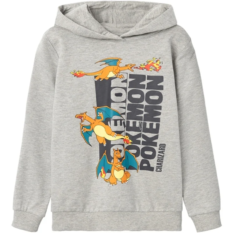 Name it Grey Melange Ott Pokemon Sweatshirt