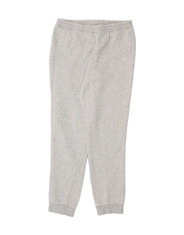 PUMA Womens Tracksuit Trousers Joggers UK 12 Medium Grey