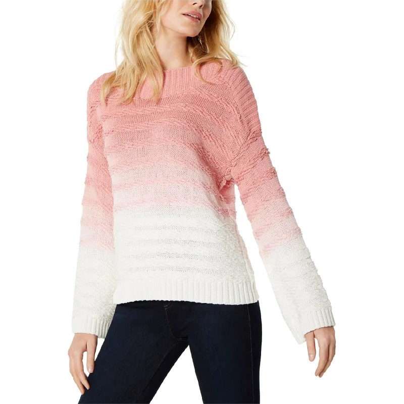 I-N-C Womens Cable Knit Pullover Sweater