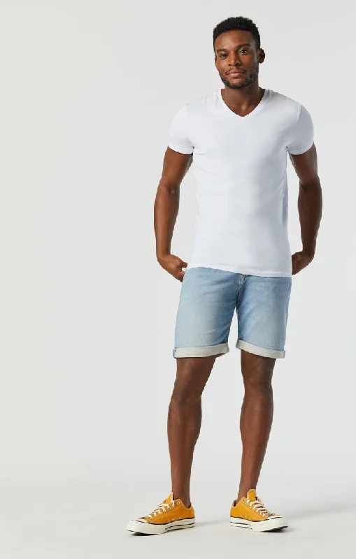 BRIAN SHORTS IN LIGHT BRUSHED ATHLETIC