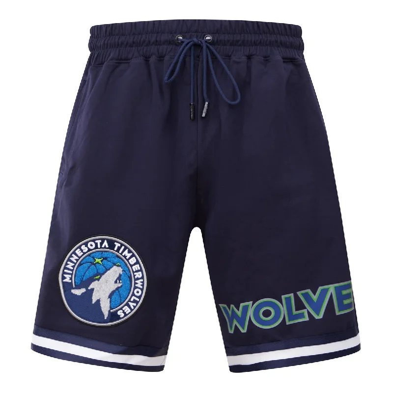 NBA MINNESOTA TIMBERWOLVES CLASSIC CHENILLE MEN'S SHORT (MIDNIGHT NAVY)