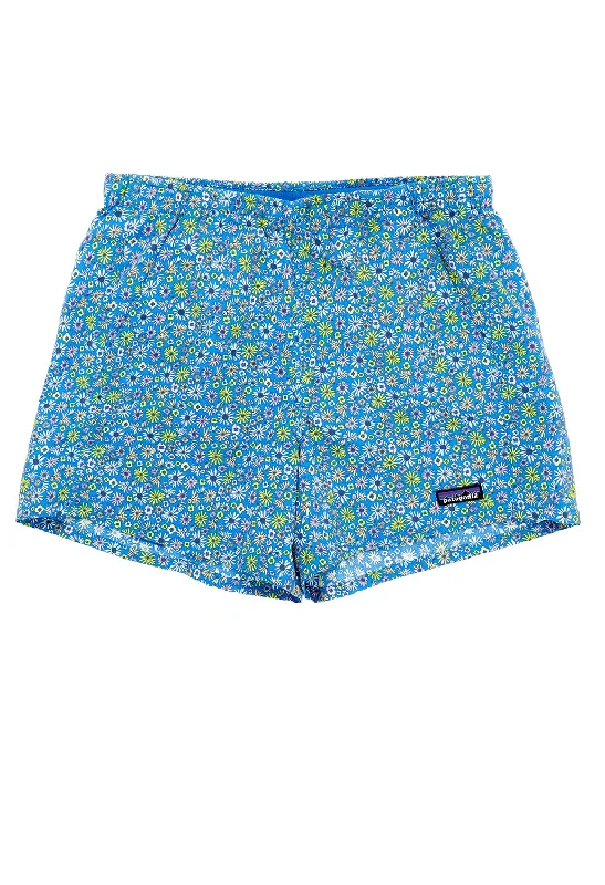 Patagonia Women's Baggies Shorts - 5 in. - Floral Fun: Vessel Blue