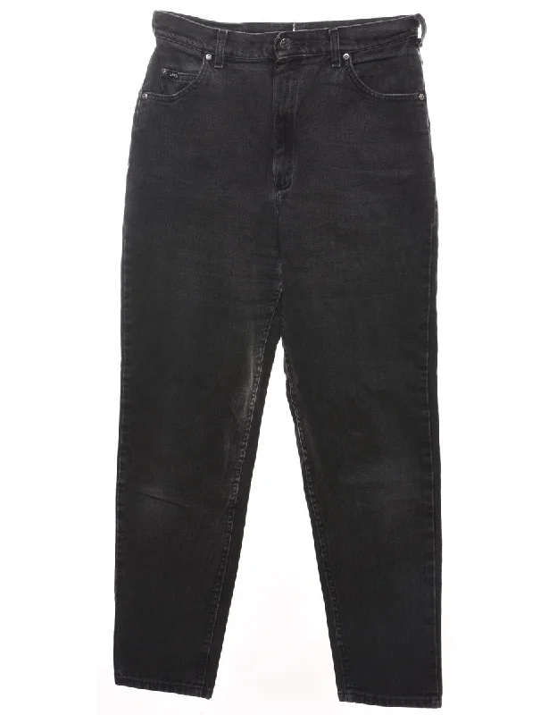 Tapered Black Lee Jeans - W30 L30