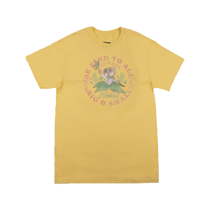 Princess Kneesa Be Kind Yellow Tee