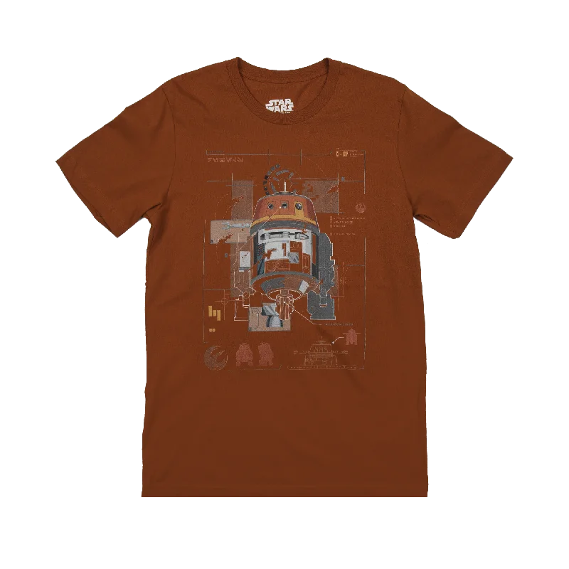 Chopper Blueprint Rust Tee