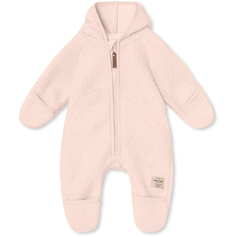 MINI A TURE ADEL Fleece Driving Suit Mauve Chalk