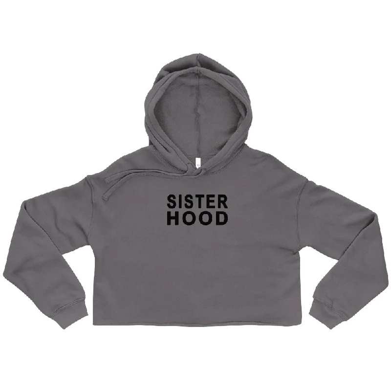 EVERYDAY FLEECE, COZY CHIC CROPPED HOODIE - SISTER HOOD