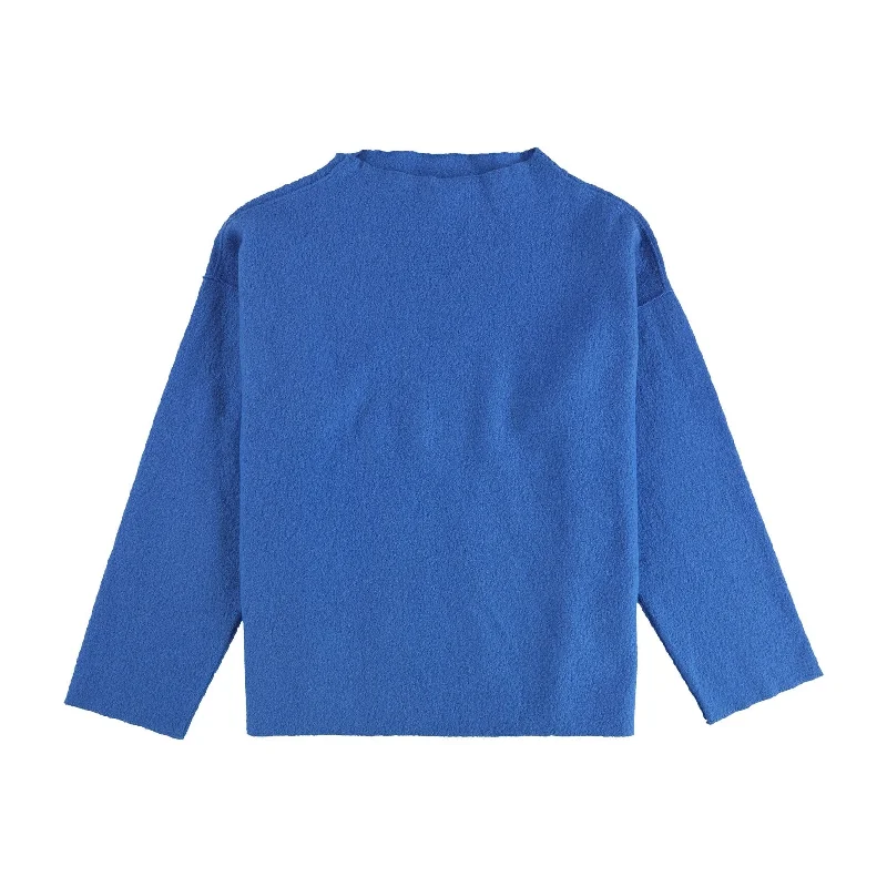 Eileen Fisher Womens Basic Pullover Sweater, Blue, Medium