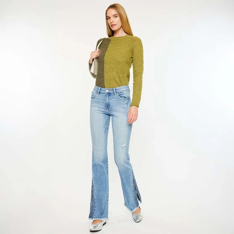 The Lizzie Split Flare Jeans