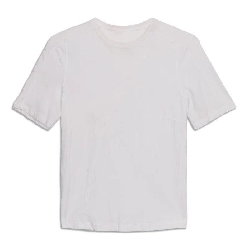 Asymmetrical Ribbed T-Shirt - Resale