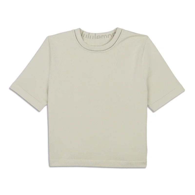 Boxy Knit T-Shirt - Resale