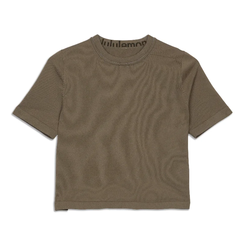 Boxy Knit T-Shirt - Resale